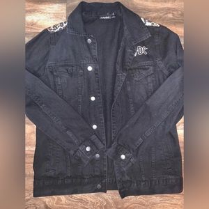 AC/DC Black Denim Jacket
